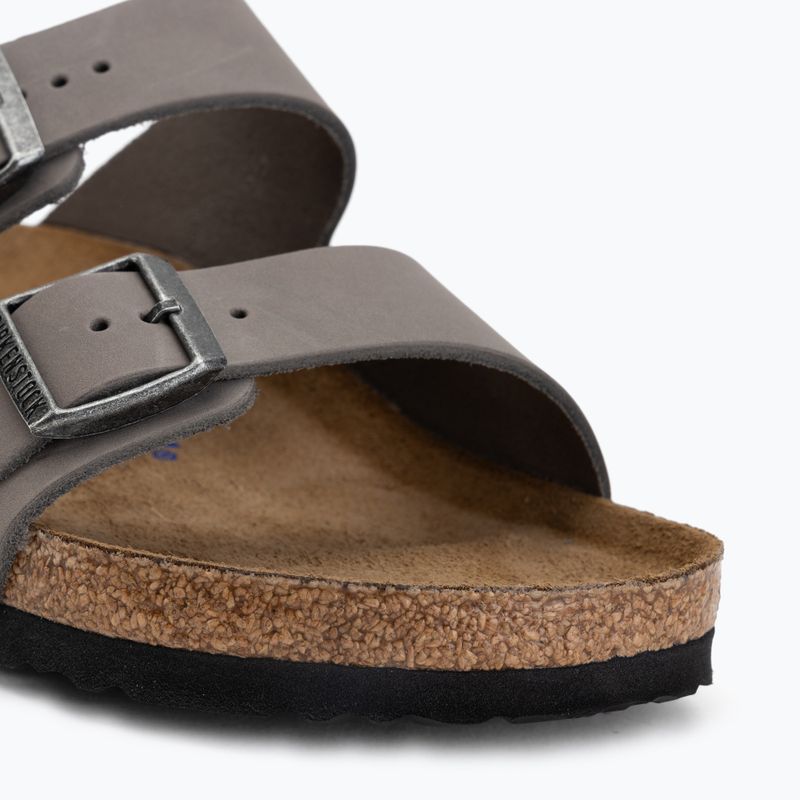 Чехли BIRKENSTOCK Arizona Soft Footbed Oiled Leather Regular iron 7