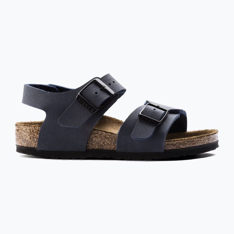 Детски сандали BIRKENSTOCK New York Birkibuc Narrow navy 9
