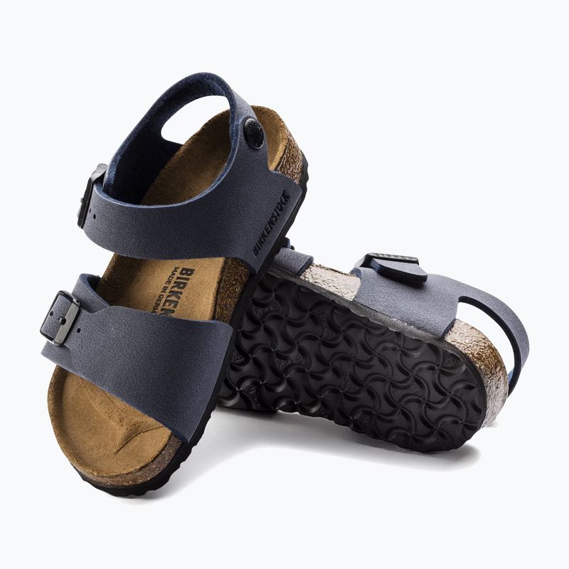 Детски сандали BIRKENSTOCK New York Birkibuc Narrow navy 12