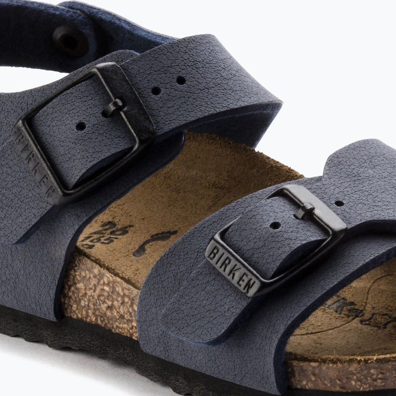 Детски сандали BIRKENSTOCK New York Birkibuc Narrow navy 13