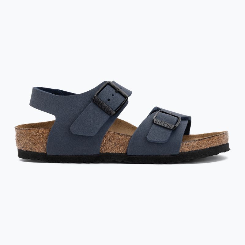 Детски сандали BIRKENSTOCK New York Birkibuc Narrow navy 2