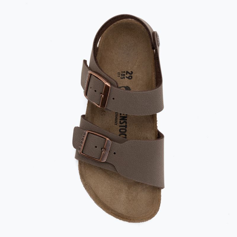 Детски сандали BIRKENSTOCK New York Birkibuc Narrow mocha 5