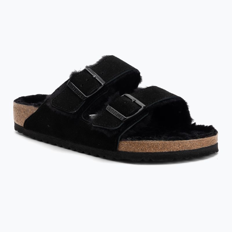 BIRKENSTOCK Arizona Shearling SL Regular черни джапанки