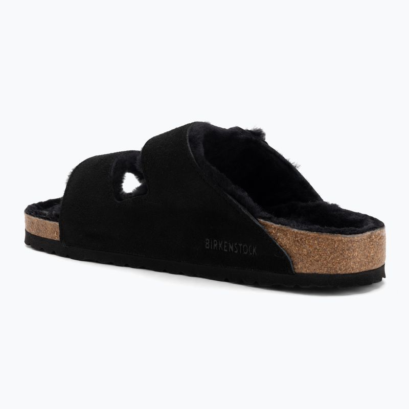BIRKENSTOCK Arizona Shearling SL Regular черни джапанки 3