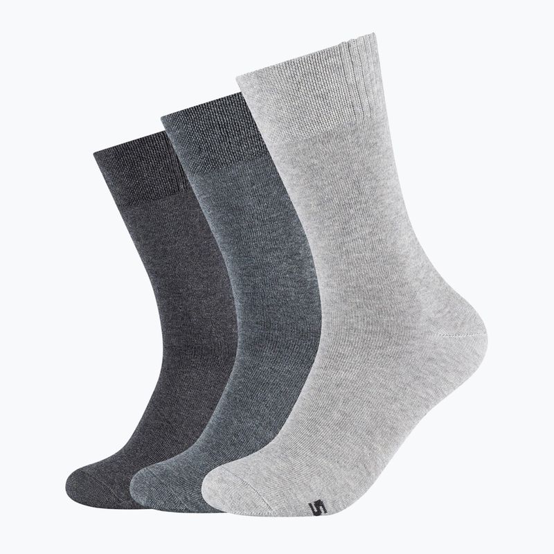 Мъжки чорапи Skechers Basic 3 чифта light grey melange