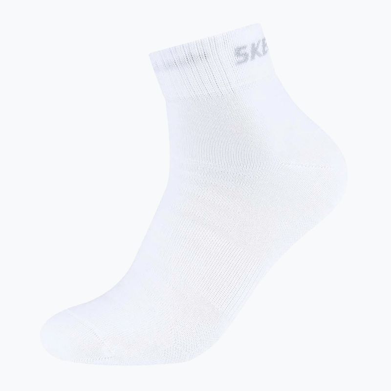 Чорапи Skechers Mesh Ventilation Quarter 5 чифта white/white