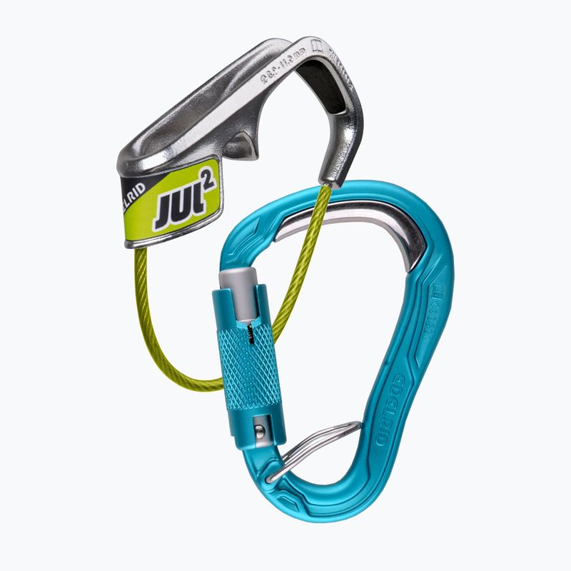 Уред за свръзка EDELRID Jul 2 Belay Kit Bulletproof Triple icemint