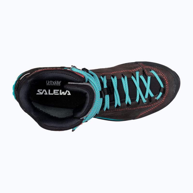 Дамски ботуши за трекинг Salewa MTN Trainer Mid GTX magnet/viridian green 16