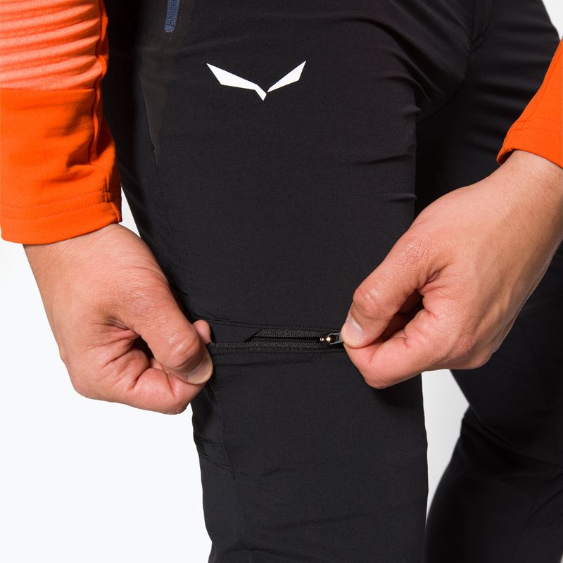 Мъжки софтшел панталони Salewa Pedroc DST black 00-0000026957 4