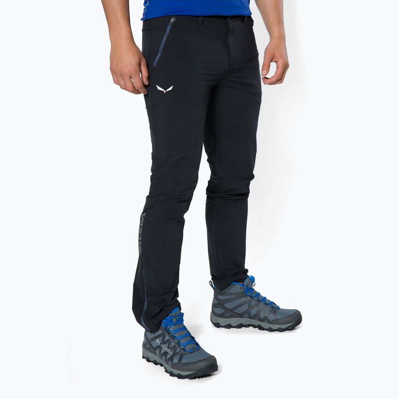 Мъжки софтшел панталони Salewa Pedroc 3 DST black 00-0000026955