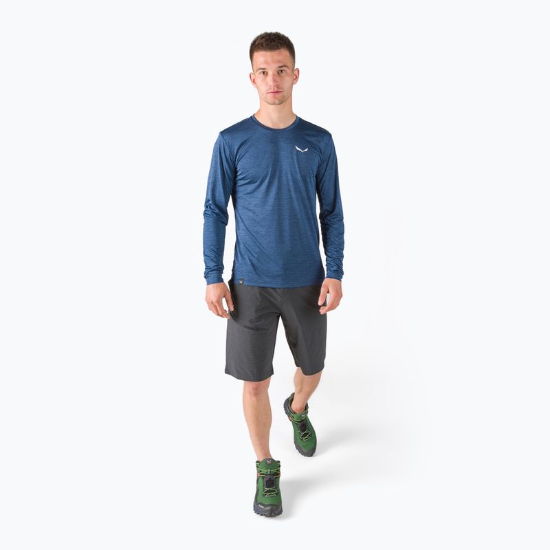 Salewa Puez Melange Dry мъжка риза за трекинг тъмно синьо 00-0000027453 2