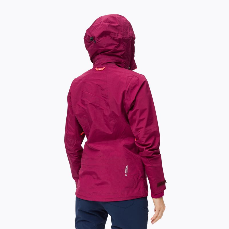 Salewa дамско дъждобранно яке Sella Responsive maroon 00-0000027879 4