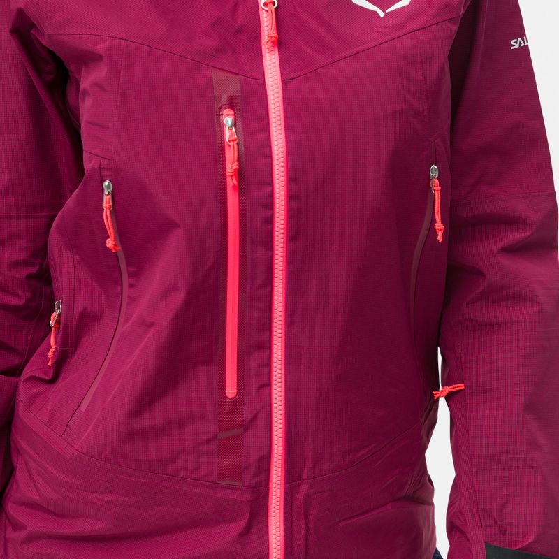 Salewa дамско дъждобранно яке Sella Responsive maroon 00-0000027879 5