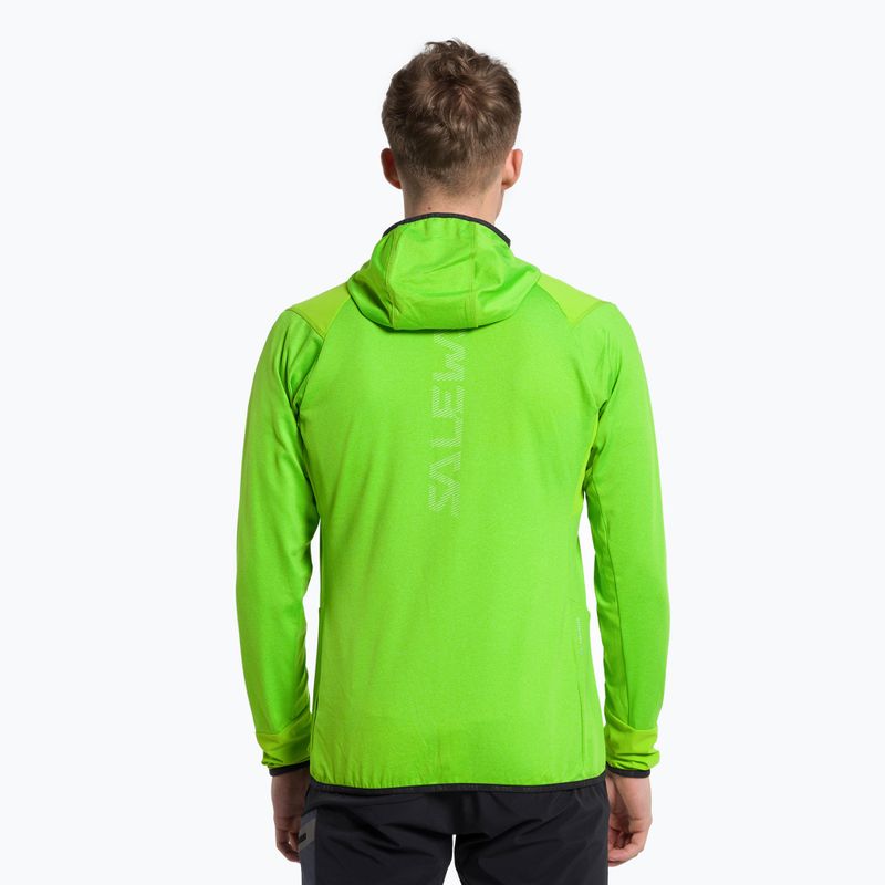 Salewa мъжки Agner Hybrid PL/DST FZ Hoody поларен суитшърт зелен 00-0000027371 3