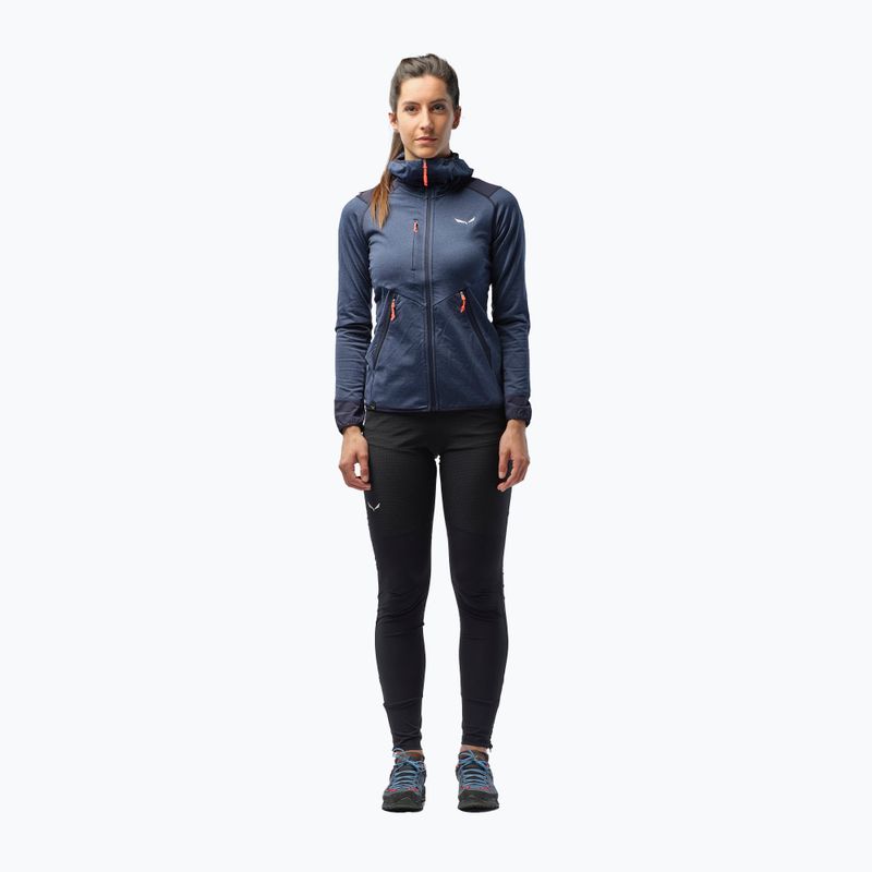 Salewa дамски полар Agner Hybrid PL/DST FZ Hoody тъмносин 00-0000027372 2