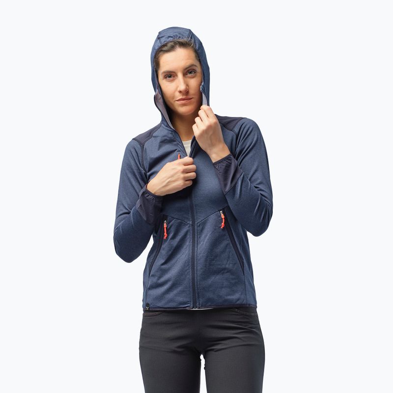 Salewa дамски полар Agner Hybrid PL/DST FZ Hoody тъмносин 00-0000027372 5