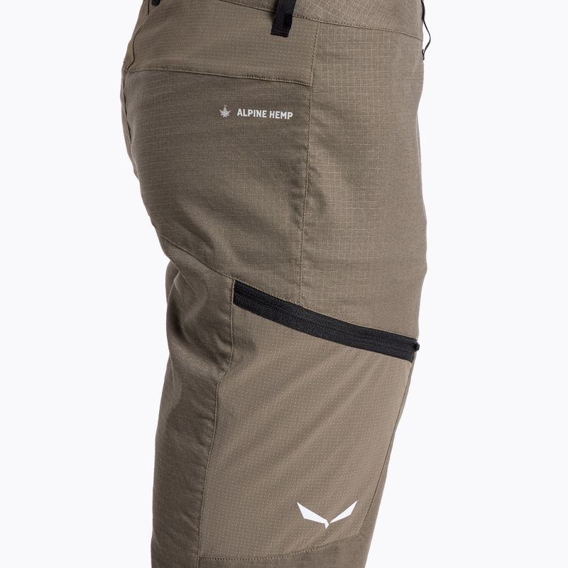 Salewa Lavaredo Hemp мъжки туристически шорти кафяви 00-0000028033 4