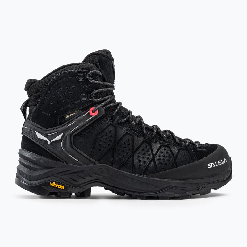 Дамски ботуши за трекинг Salewa Alp Trainer 2 Mid GTX black/black 2