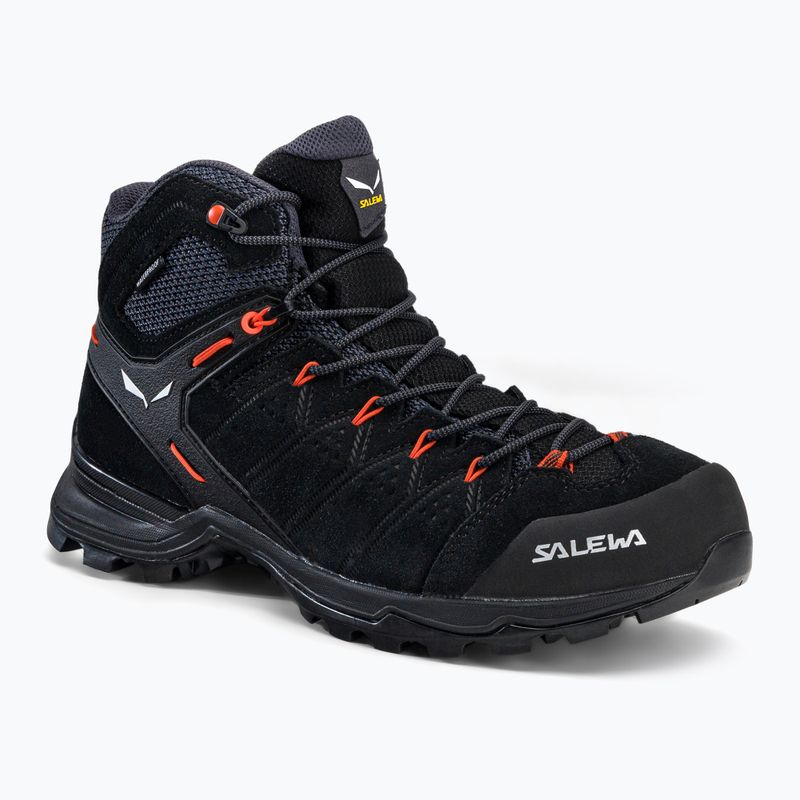 Salewa мъжки ботуши за трекинг Alp Mate Mid WP черни 00-0000061384