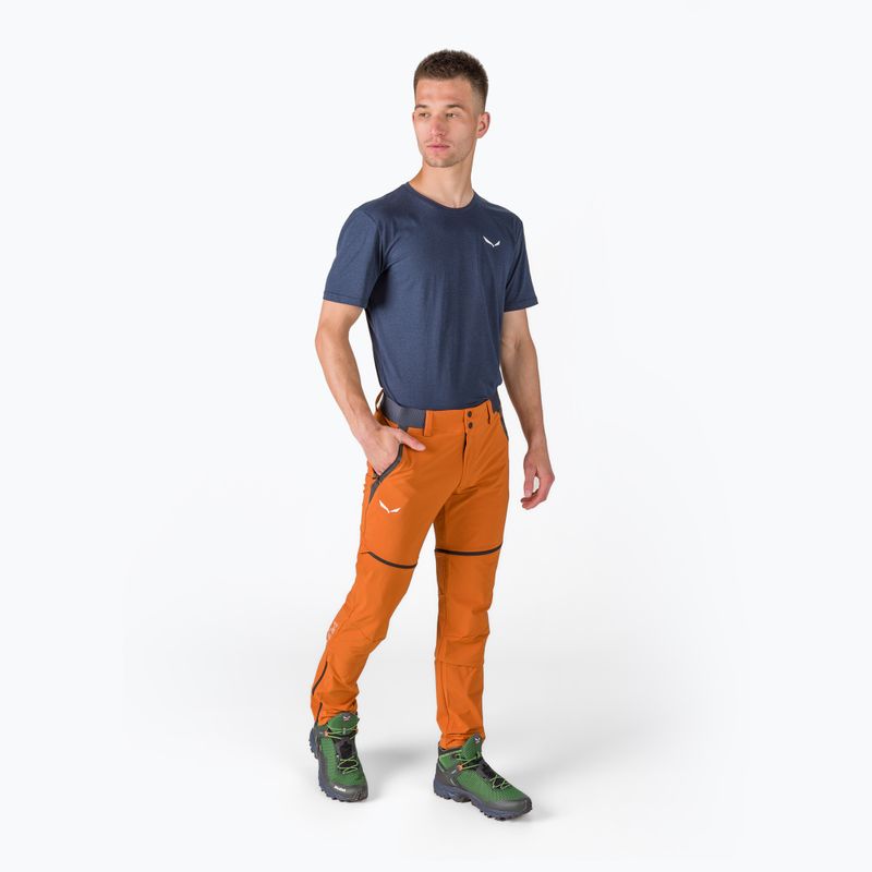 Мъжки софтшел панталони Salewa Pedroc DST orange 00-0000026957 3
