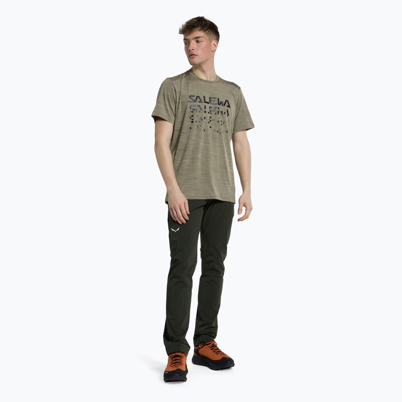 Salewa мъжка риза за трекинг Puez Hybrid 2 Dry brown 00-0000027397 2