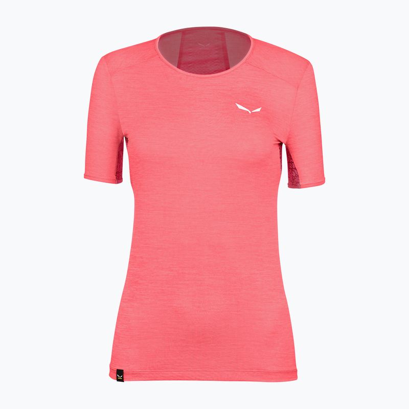 Salewa Puez Graphic 2 Dry дамска тениска за трекинг розова 00-0000027400