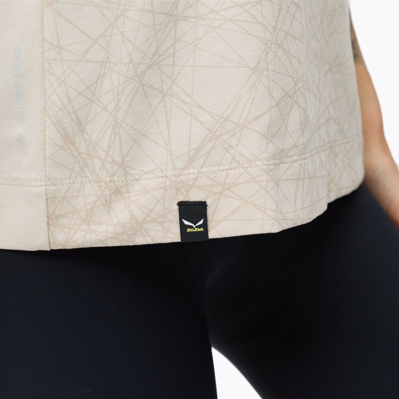 Salewa Lavaredo Hemp Print дамска тениска за трекинг beige 00-0000028023 5