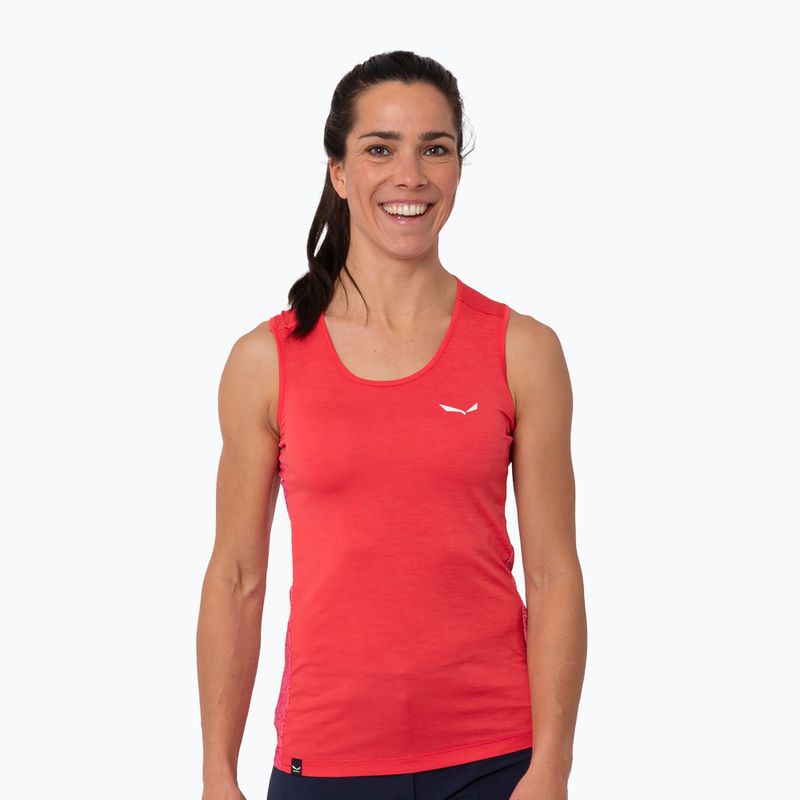 Salewa дамска тениска за трекинг Puez Graphic Dry Tank pink 00-0000027482 2