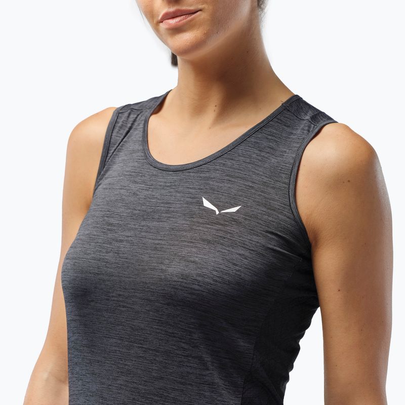 Дамска тениска за трекинг Salewa Puez Graphic Dry Tank grey 00-0000027482 5