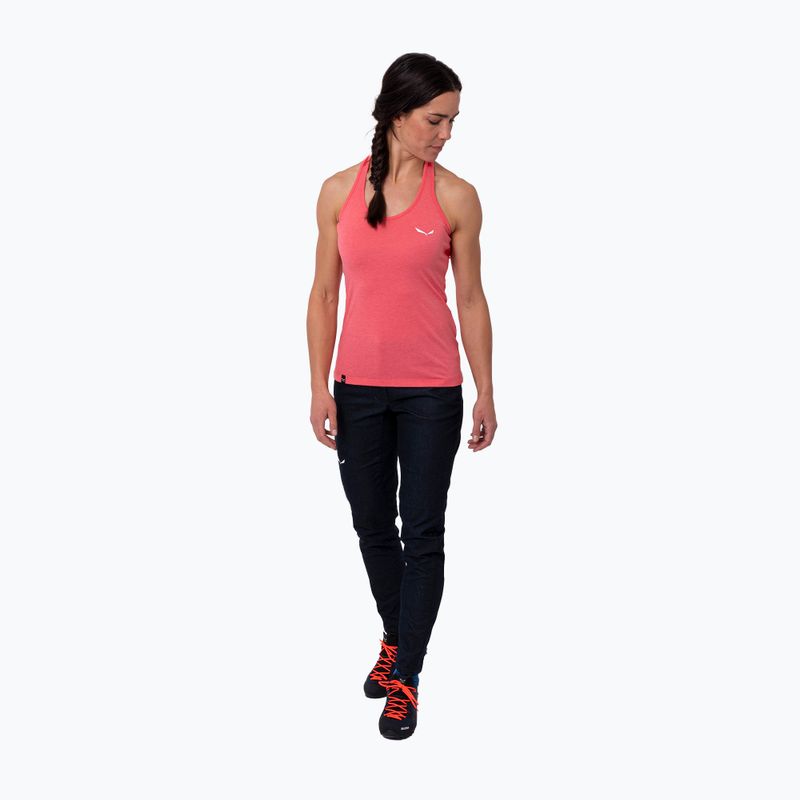 Salewa дамска тениска за трекинг Agner Hybrid Dry Tank pink 00-0000027705 2