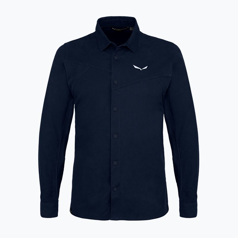 Мъжка риза Salewa Fanes Hemp trekking shirt navy blue 00-0000028298 4