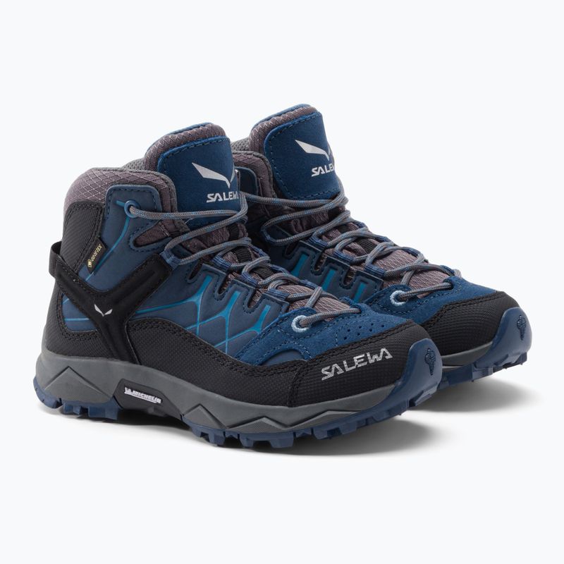 Детски ботуши за трекинг Salewa Alp Trainer Mid GTX сини 64010 5