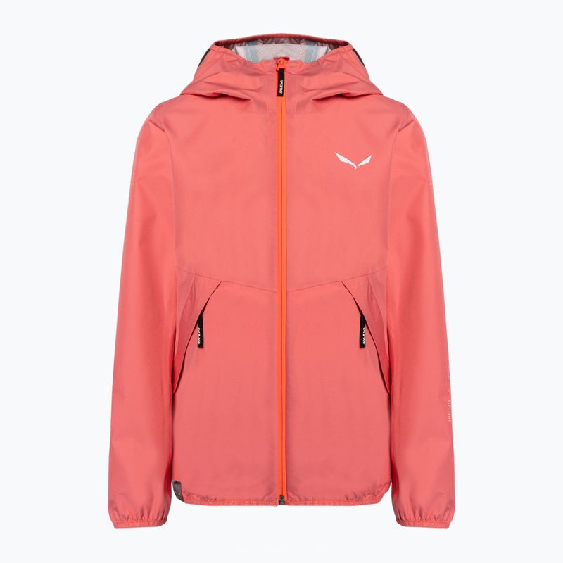 Детско дъждобранно яке Salewa Aqua PTX calypso coral