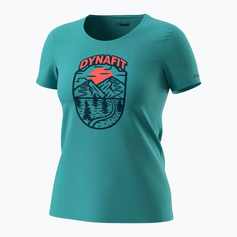 Дамска тениска DYNAFIT Graphic Co brittany blue/horizon  3