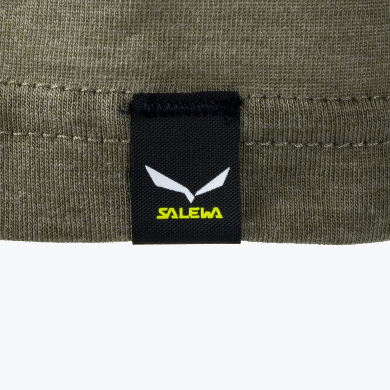Мъжка риза за трекинг Salewa Solidlogo Dry каки 00-0000027018 8