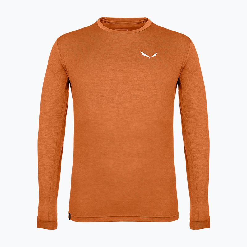 Мъжка тениска за трекинг Puez Melange Dry orange 27453 на Salewa 4