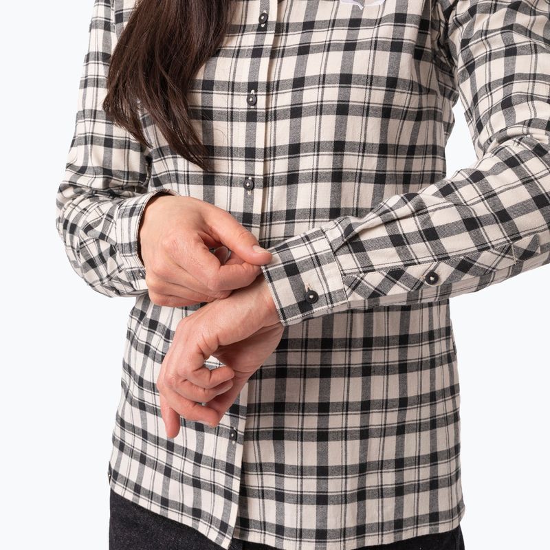 Дамска риза Salewa Fanes Flannel 5PL oatmeal/black out 5
