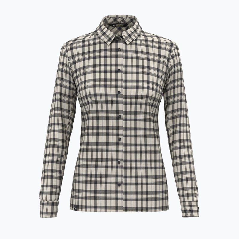 Дамска риза Salewa Fanes Flannel 5PL oatmeal/black out 6