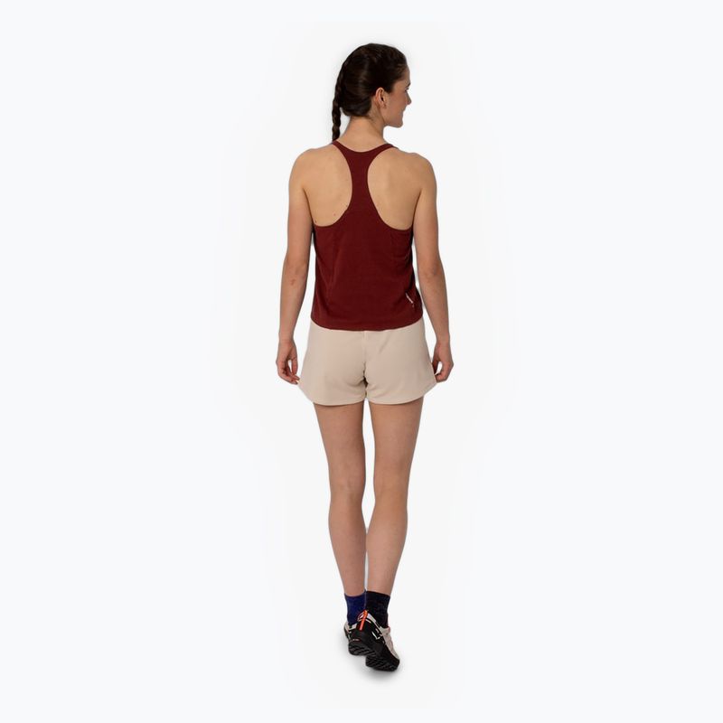 Salewa дамска тениска за катерене Lavaredo Hemp Crop Tank червена 00-0000028369 2