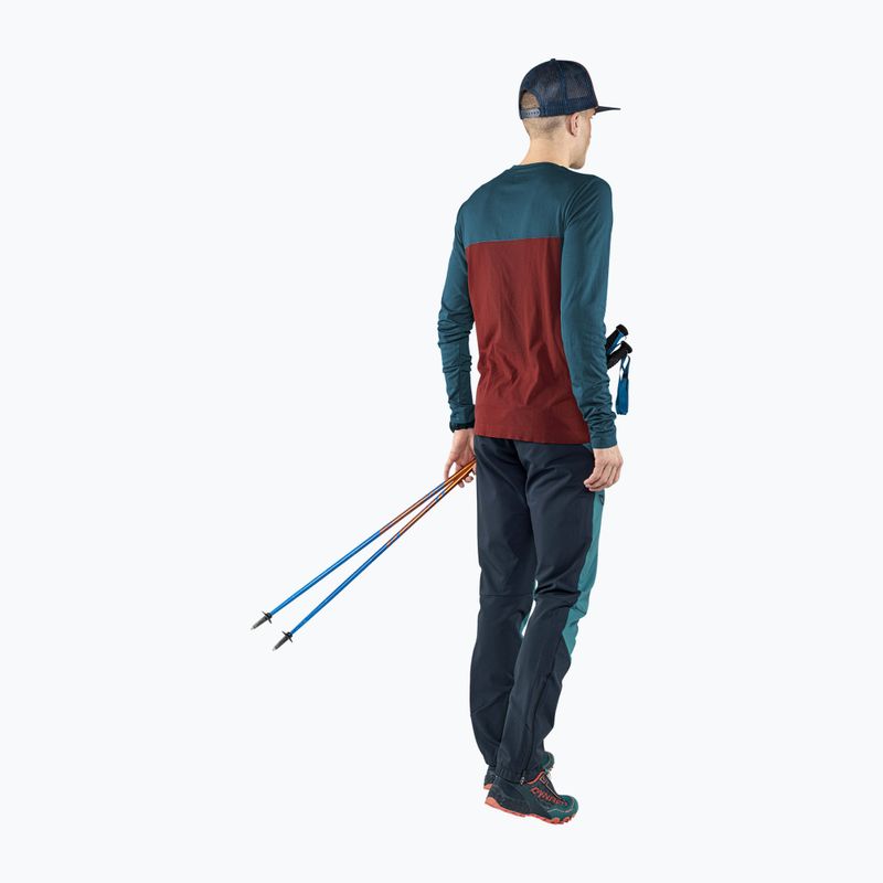 Мъжка туристическа тениска DYNAFIT Traverse S-Tech, бордо 08-0000071606 2