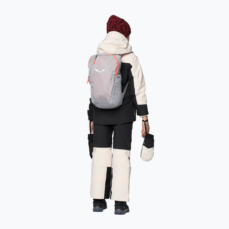 Детско ски яке Salewa Sella PTX/TWR овесена/черна/флуо корал 2