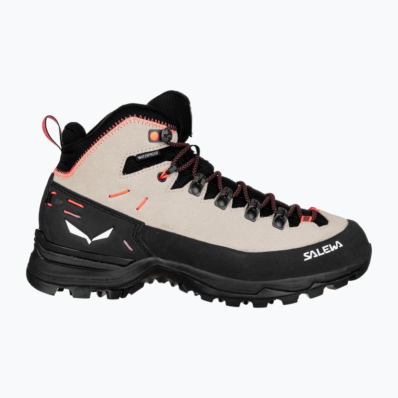 Дамски ботуши за трекинг Salewa Alp Mate Winter Mid PTX oatmeal/ black 2