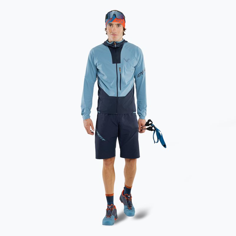Мъжко яке за вятър DYNAFIT Traverse Dynastretch storm blue 2