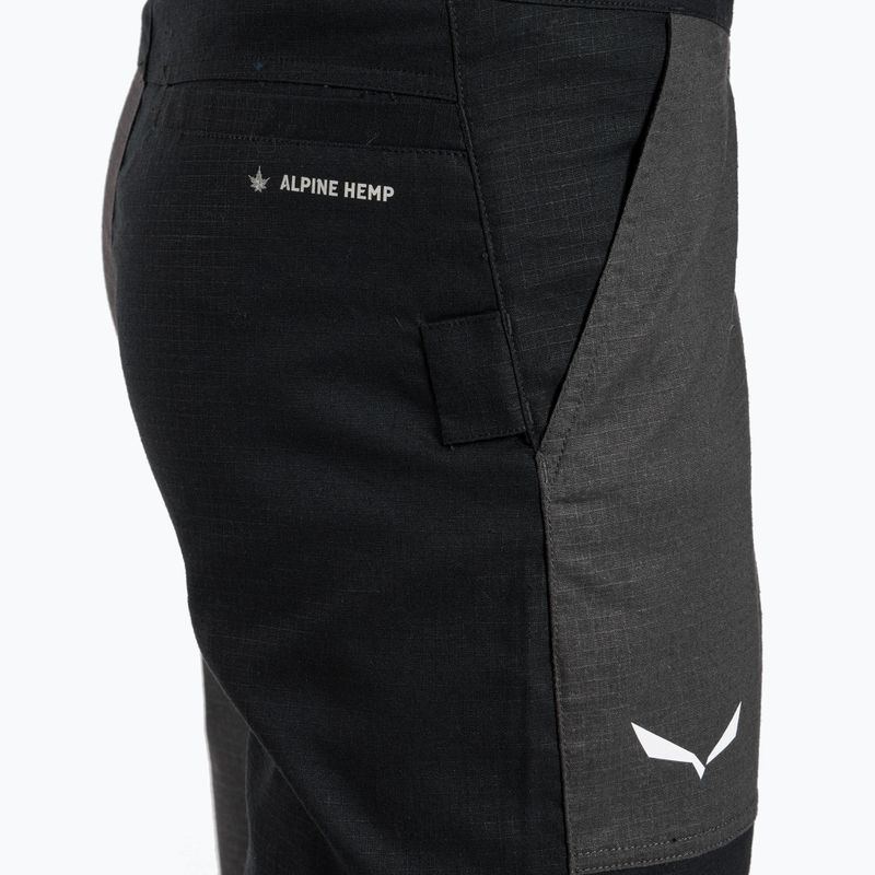 Salewa Lavaredo Hemp Ripstop мъжки къси панталони за катерене черни 00-0000028552 4