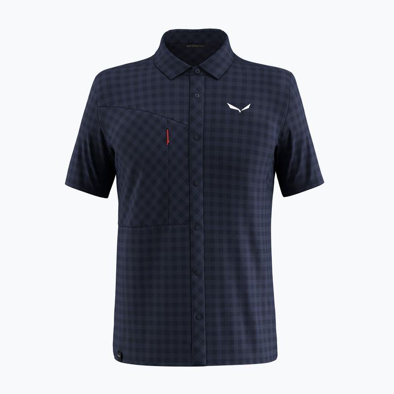 Мъжка риза Salewa Puez Dry S/S в тъмносиньо