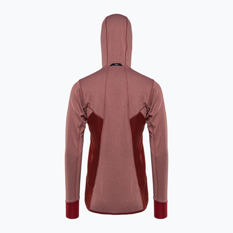 Salewa Puez Hybrid PL FZ Hoody дамски поларен суитшърт червен 00-0000027389 2