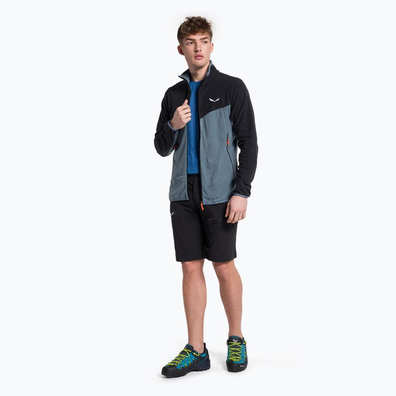 Мъжки суитчър Salewa Paganella PL синьо-сив от полар 00-0000027924 2