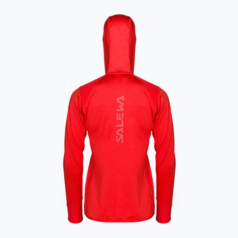 Salewa дамски полар Agner Hybrid PL/DST FZ Hoody червен 00-0000027372 2