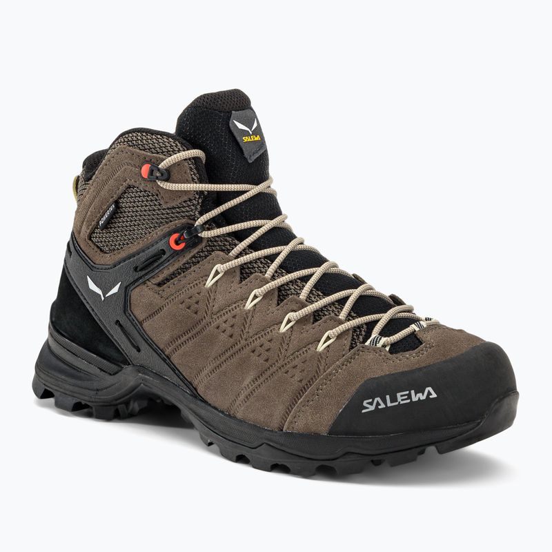 Дамски ботуши за трекинг Salewa Alp Mate Mid WP beige 00-0000061385