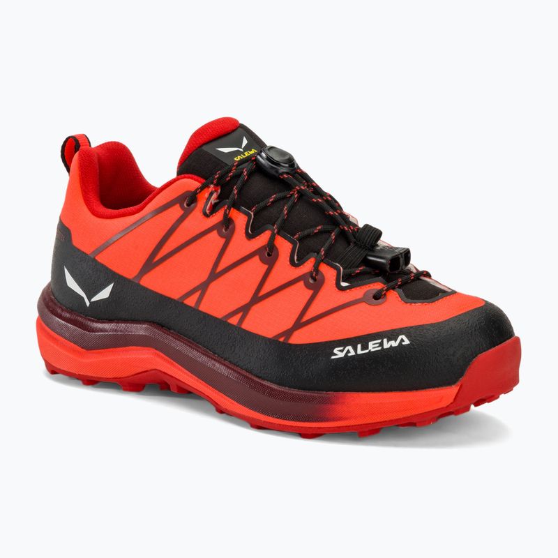 Детски обувки за трекинг Salewa Wildfire 2 Ptx fluo coral.syrah